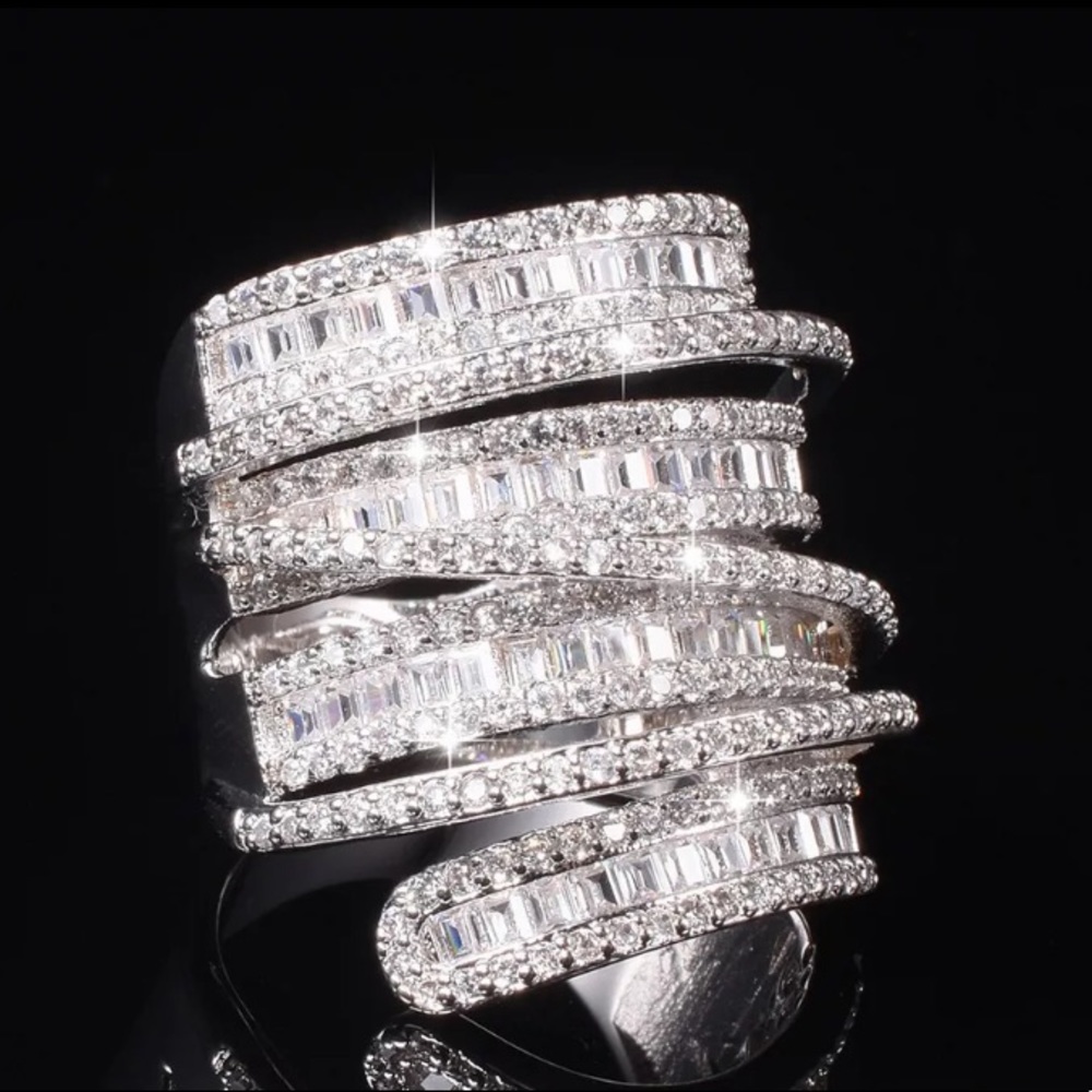 New Silver Wide Ring